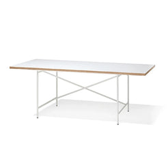 Eiermann 1 White Dining Table L - view 1