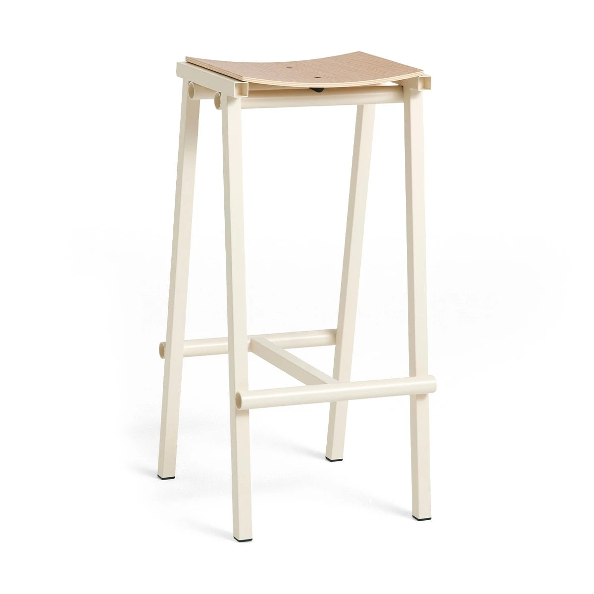 Taburete 8 Bar Stool Eggshell-Oak 2sizes - view 1