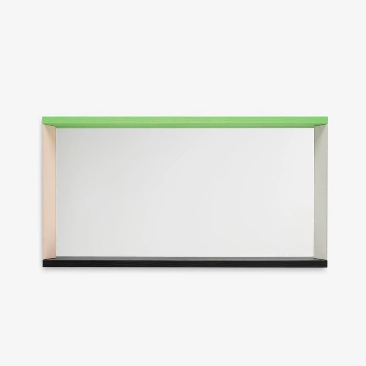 Colour Frame Mirror Medium Green Pink Full Length Mirror - view 1