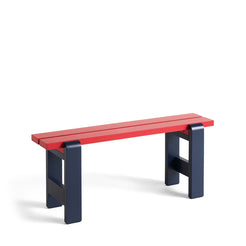 Weekday Bench Duo Wine Red-Steel Blue - view 1