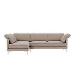 EJ295 Chaise Sofa 76-Left 3Seater Chrome/Sunniva717 - view 1