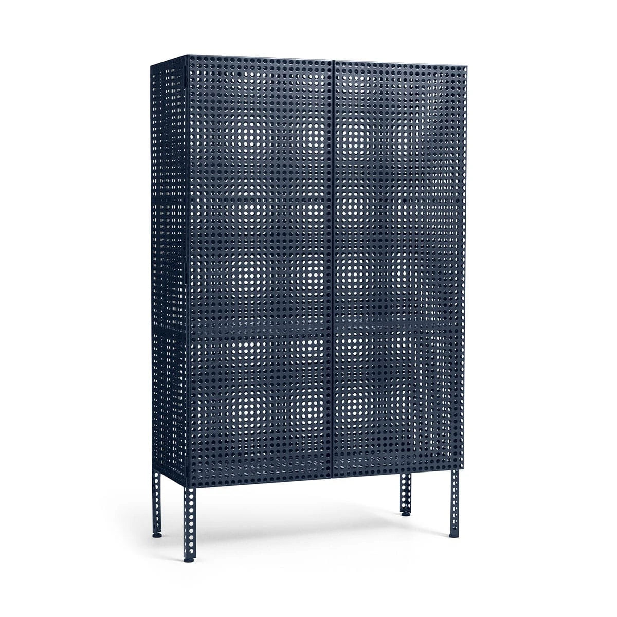 Perforated Cabinet Floor Large Steel Blue - view 1