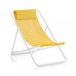 Trip Deck Chair (White Frame, Foldable) - 7 Colors - view 1