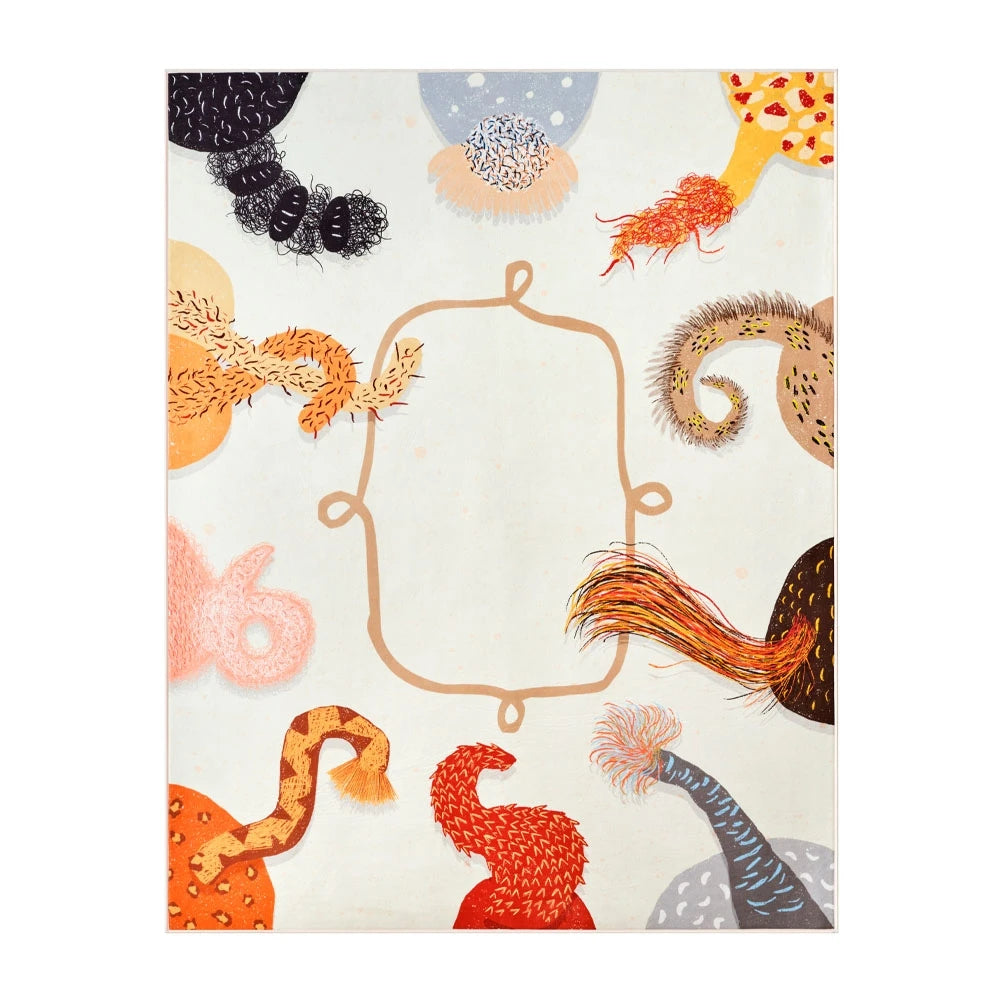 X Youandus Animal Tails Rug - view 1