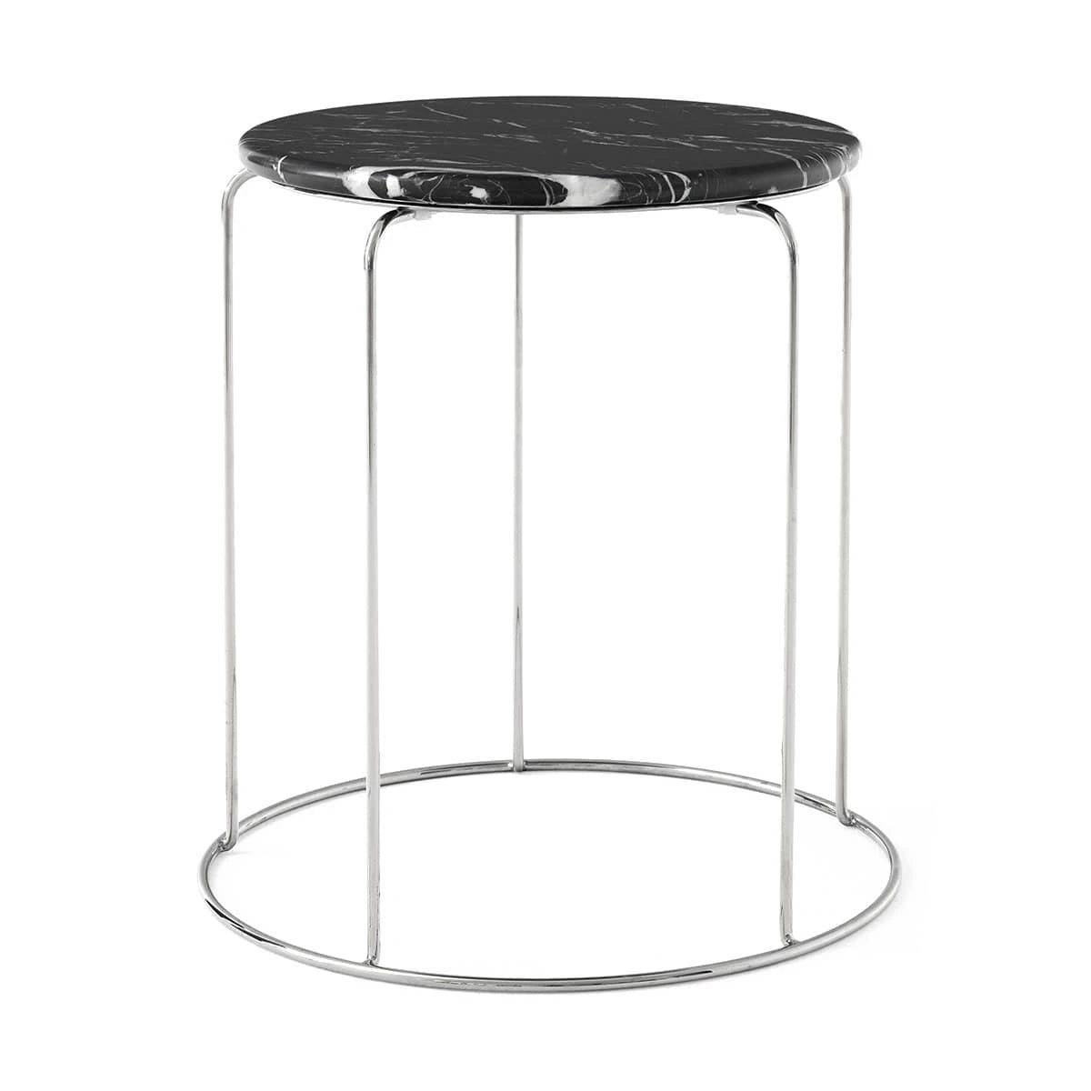 Tabletop Wire Stool VP11 Marble Top Nero - view 1