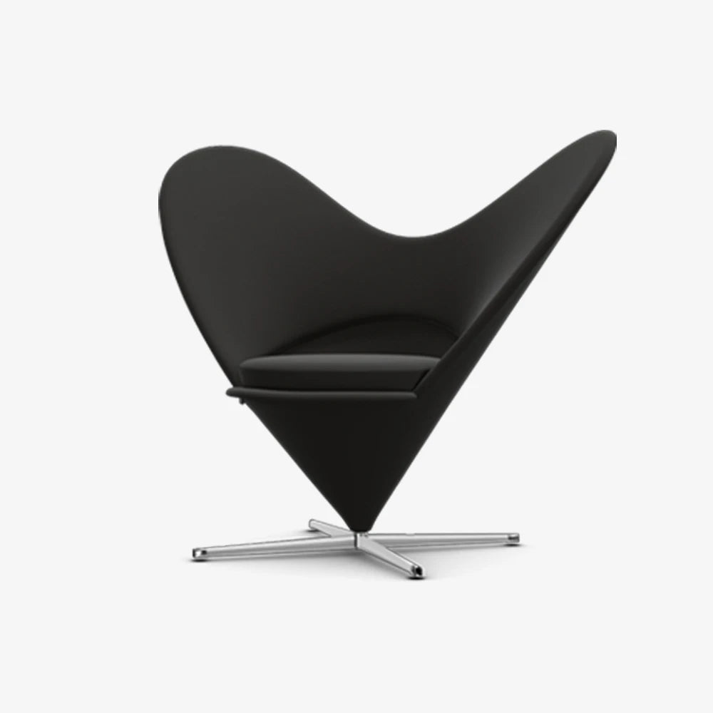 Heart Shaped Cone Chair TONUS Black/Stainless Steel - view 1