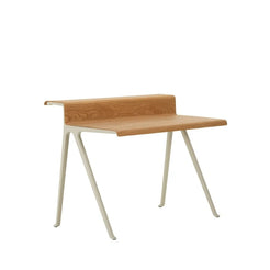Courier Desk Natural Oak Frame Chalk Home Office Desk - view 1