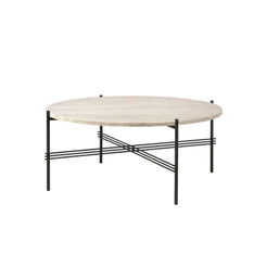 TS Outdoor Coffee Table Ø80 - White Travertine - view 1