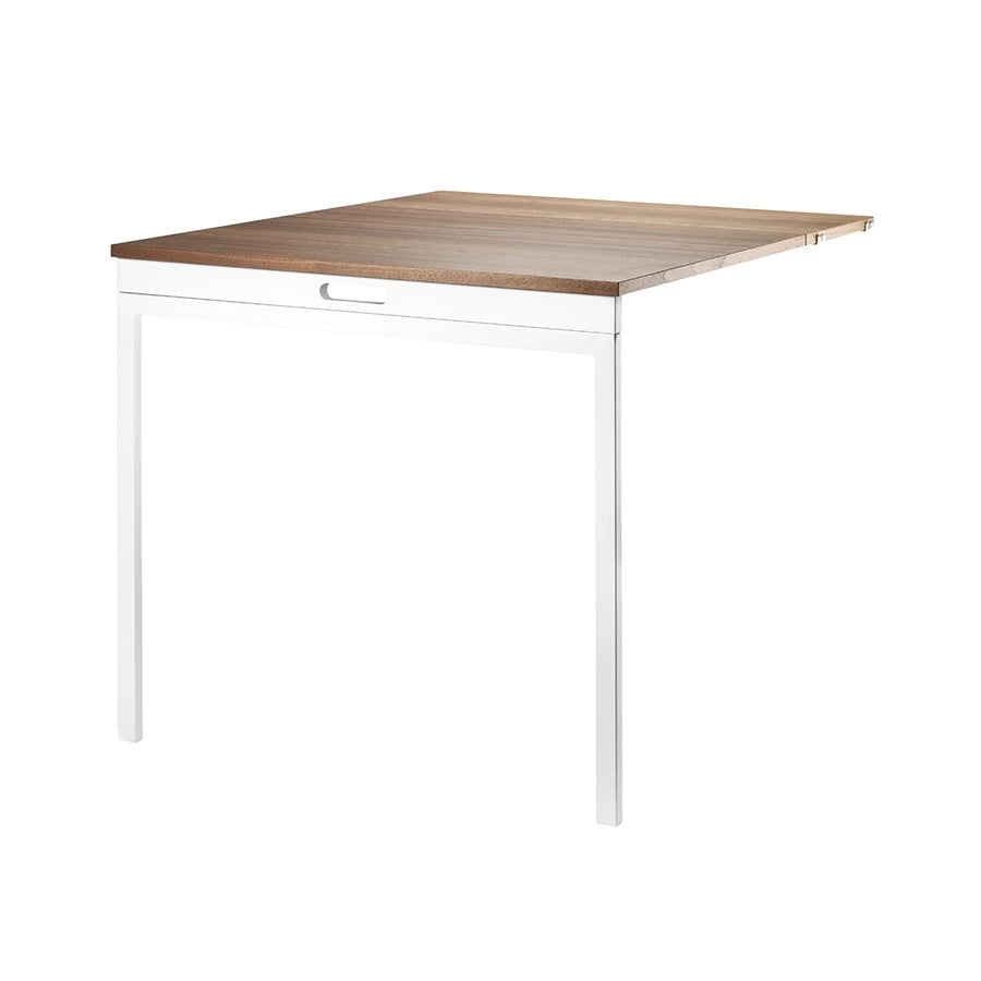 String System Folding Table White/Walnut - view 1