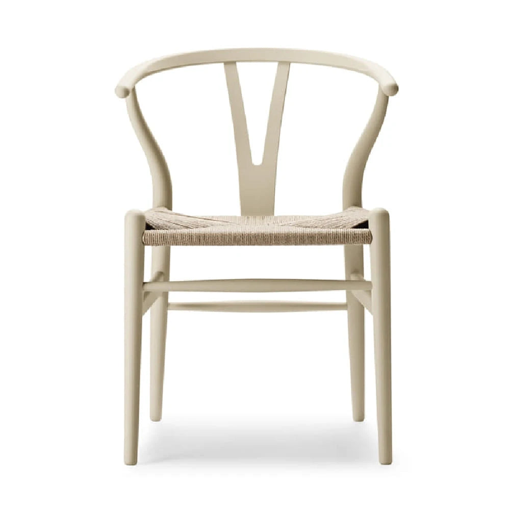 CH24 Soft Beige Dining Chair - view 1