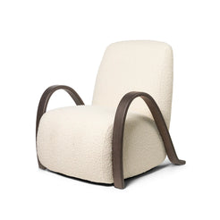 Vuura Nordic Bouclé Off-White Lounge Chair - view 1