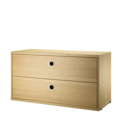 Chest with drawers oak - view 1