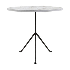Officina Table 100 Marble Top-Black Frame - view 1