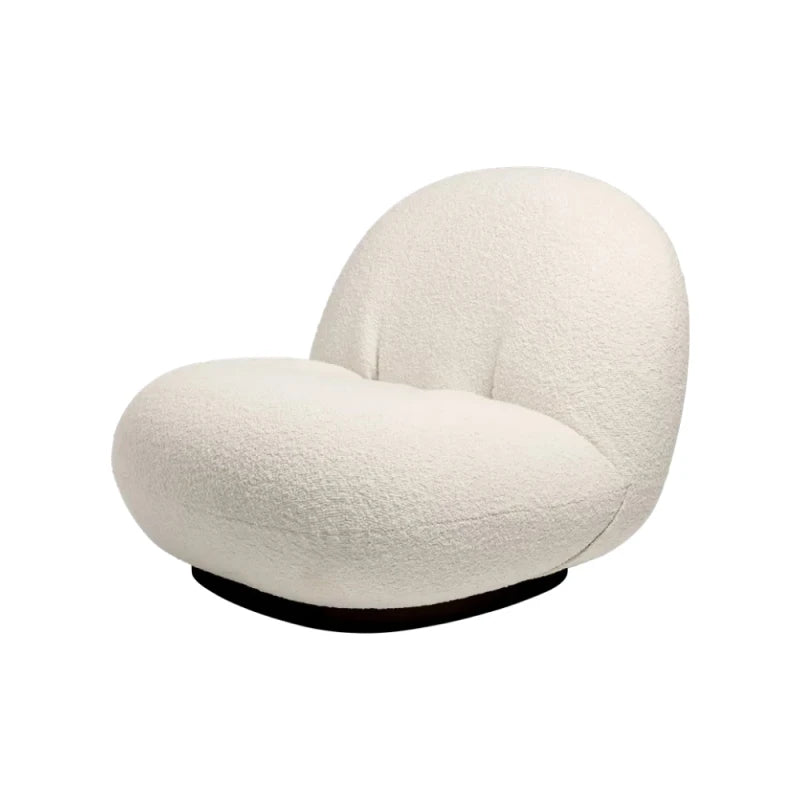 Pacha Lounge Chair - Bouclé White - view 1