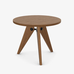 Gueridon Table 90 Solid American Walnut - view 1