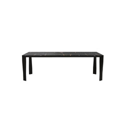 Diamond Table - 200 x 100 Sahara Noir / Lacquered Matt Black - view 1
