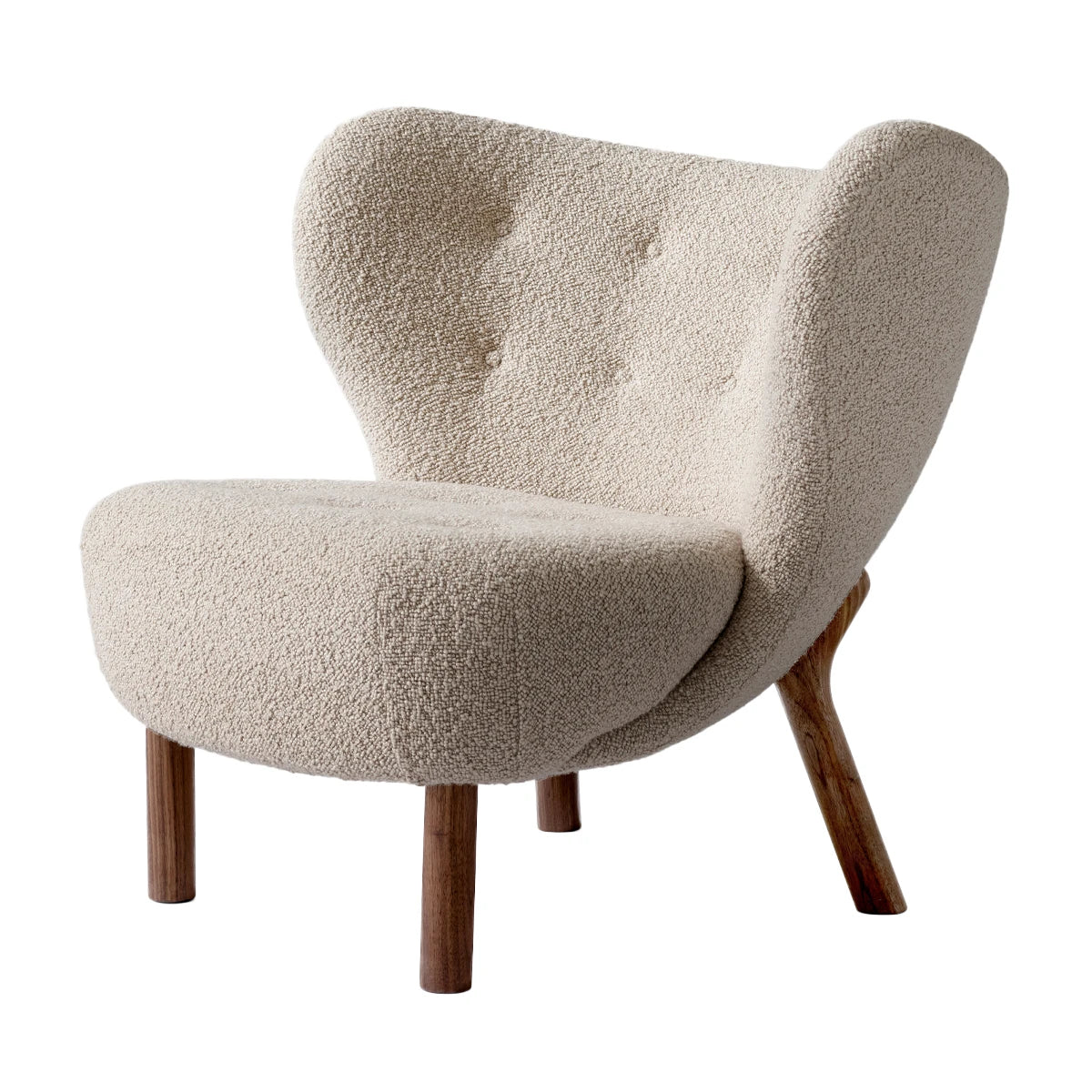 Little Petra Lounge Chair VB1 Karakorum 003-Walnut - view 1