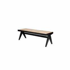 Civil Bench (Oak stained black) - view 1