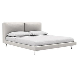 Sound Bed Frame White Q - view 1