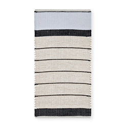 Burel Factory Wool Cork Gravel Black Rug - view 1