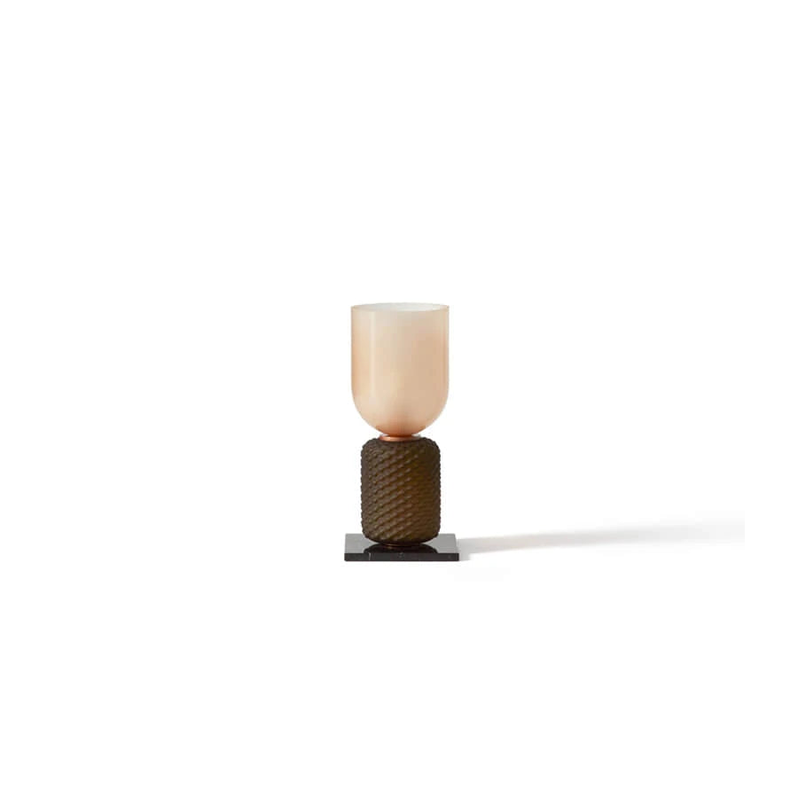 Ficupala (Pink glass/Marquina marble) - view 1