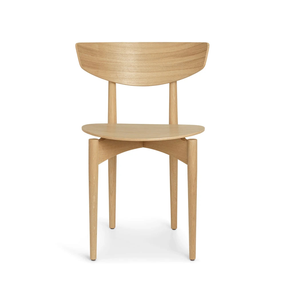 Herman Natural Oak Dining Chair - view 1