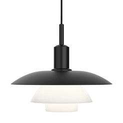 PH 5/5 Pendant Metal Black/Opal Glass - view 1