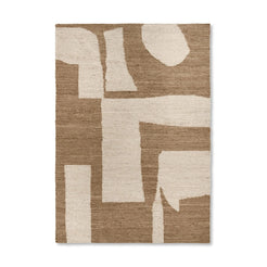 Piece Rug Off White-Toffee 2 Sizes - view 1