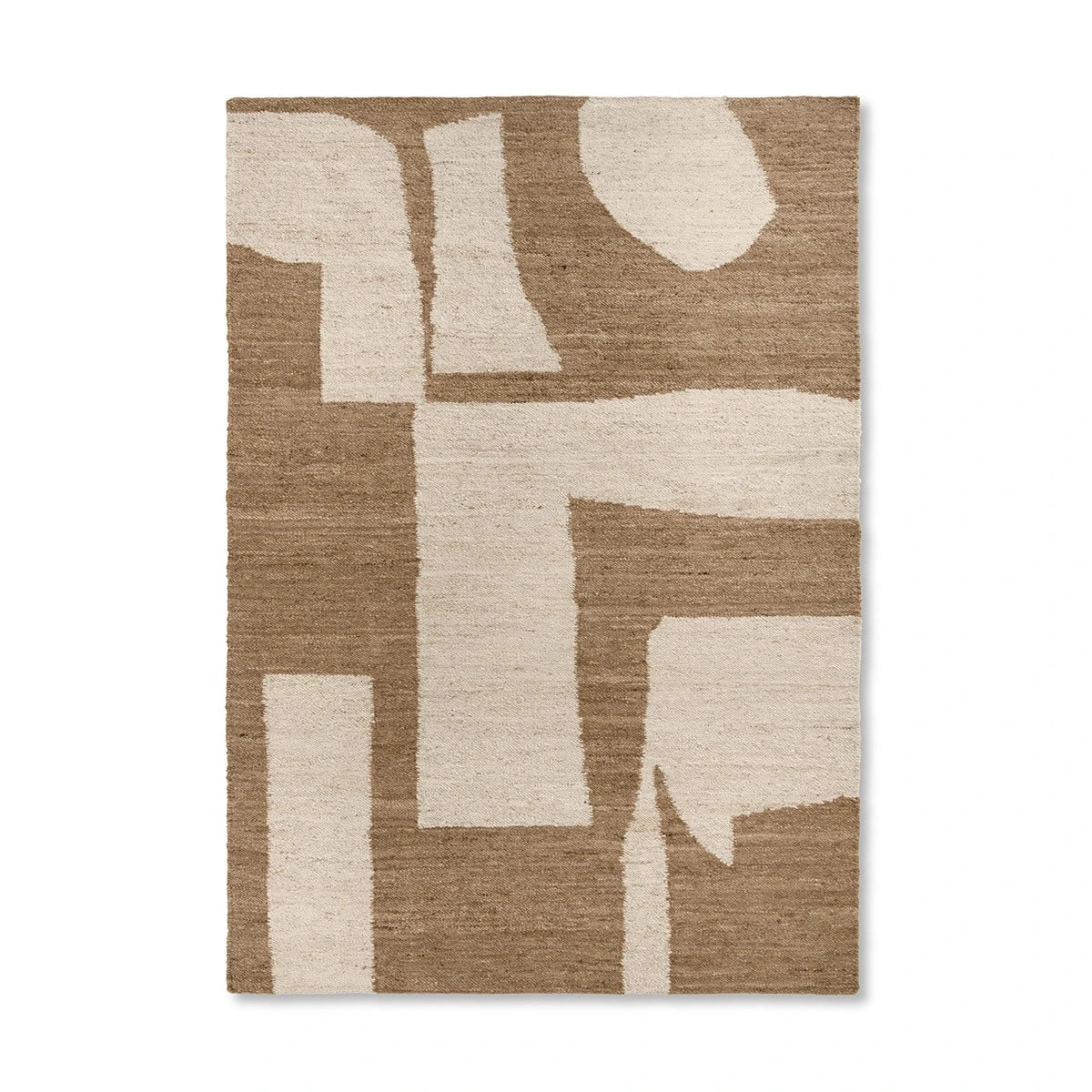 Piece Rug Off White-Toffee 2 Sizes - view 1
