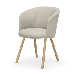 Mikado Armchair Nubia Cream Pearl Leg Natural Oak - view 1