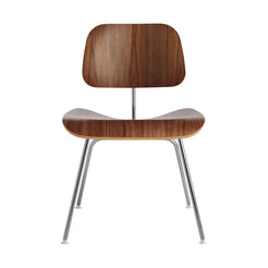 Eames Molded Plywood Dining Chair Santos Palisander-Chrome Base (DCM) - view 1