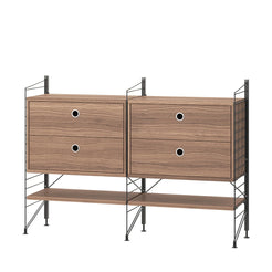Free Standing SET D Walnut-Black - view 1
