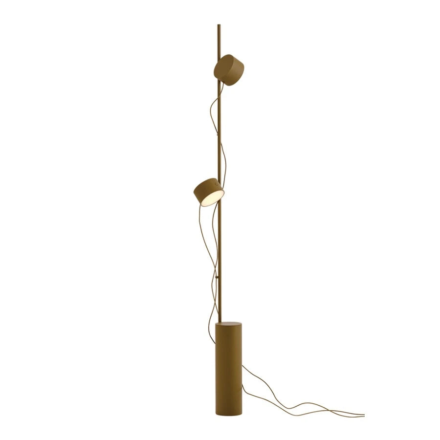 Post Floor Lamp Brown Green - view 1