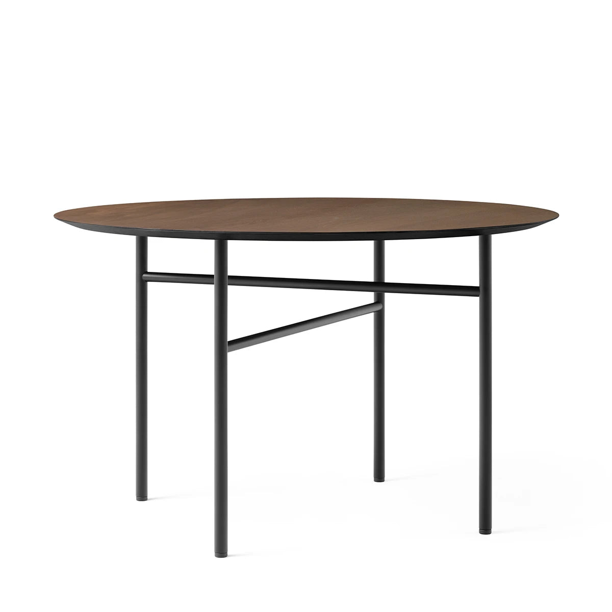 Snaregade Round Table Ø120 Dark Stained Oak-Black - view 1