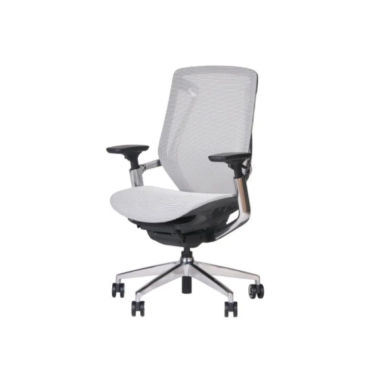 Chair G 4 Season Low Shell Grey Mesh Frame Black Chromed Office Chair - view 1
