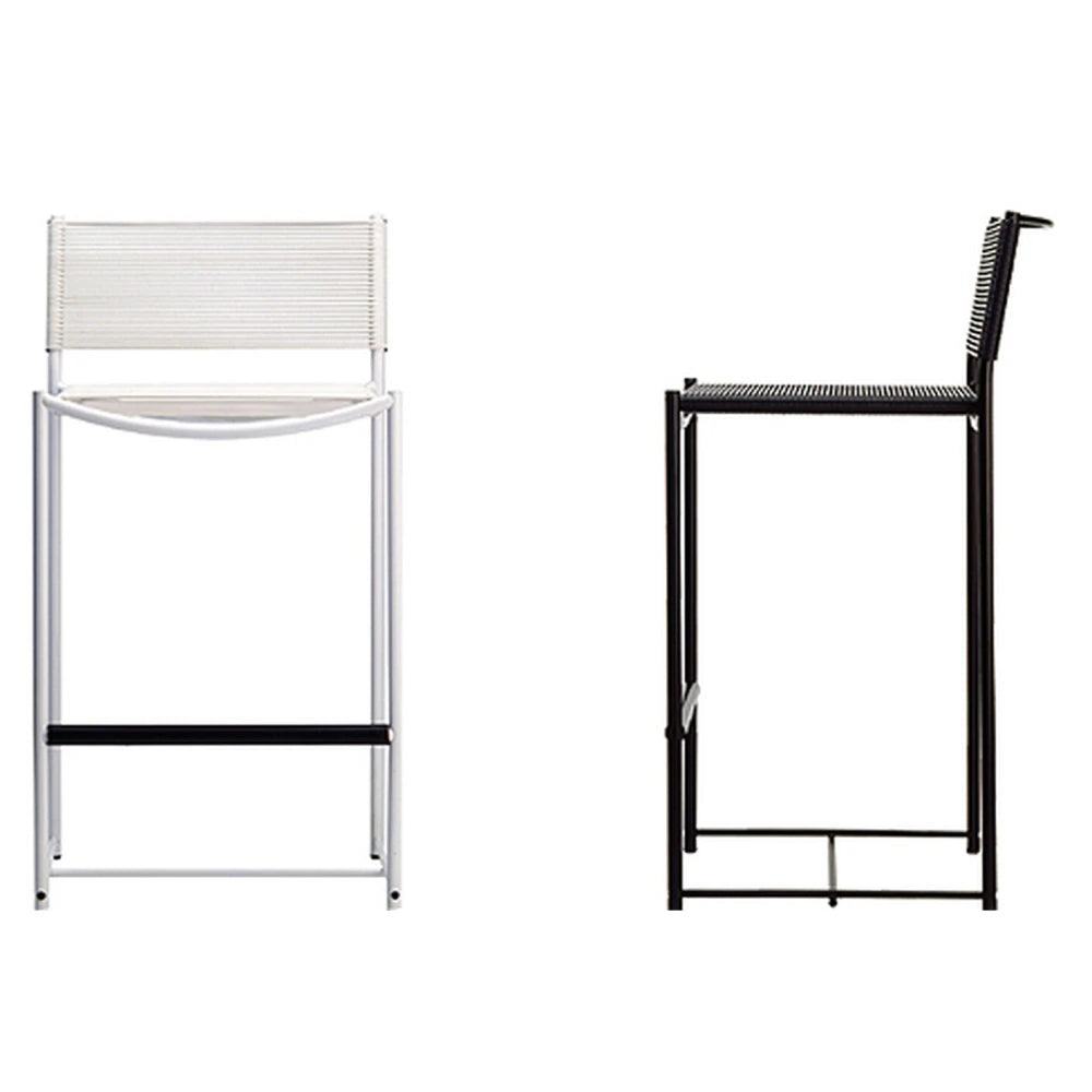 Spaghetti Stool 164 - Lacquered Frame - view 1