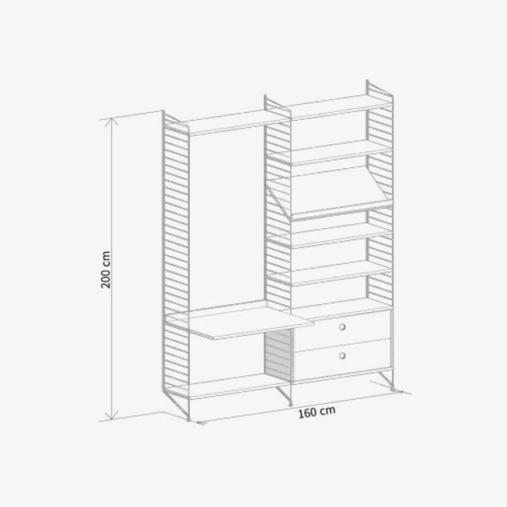 STRING SYSTEM MODULE 11 Shelf - view 1