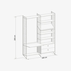 STRING SYSTEM MODULE 11 Shelf - view 1