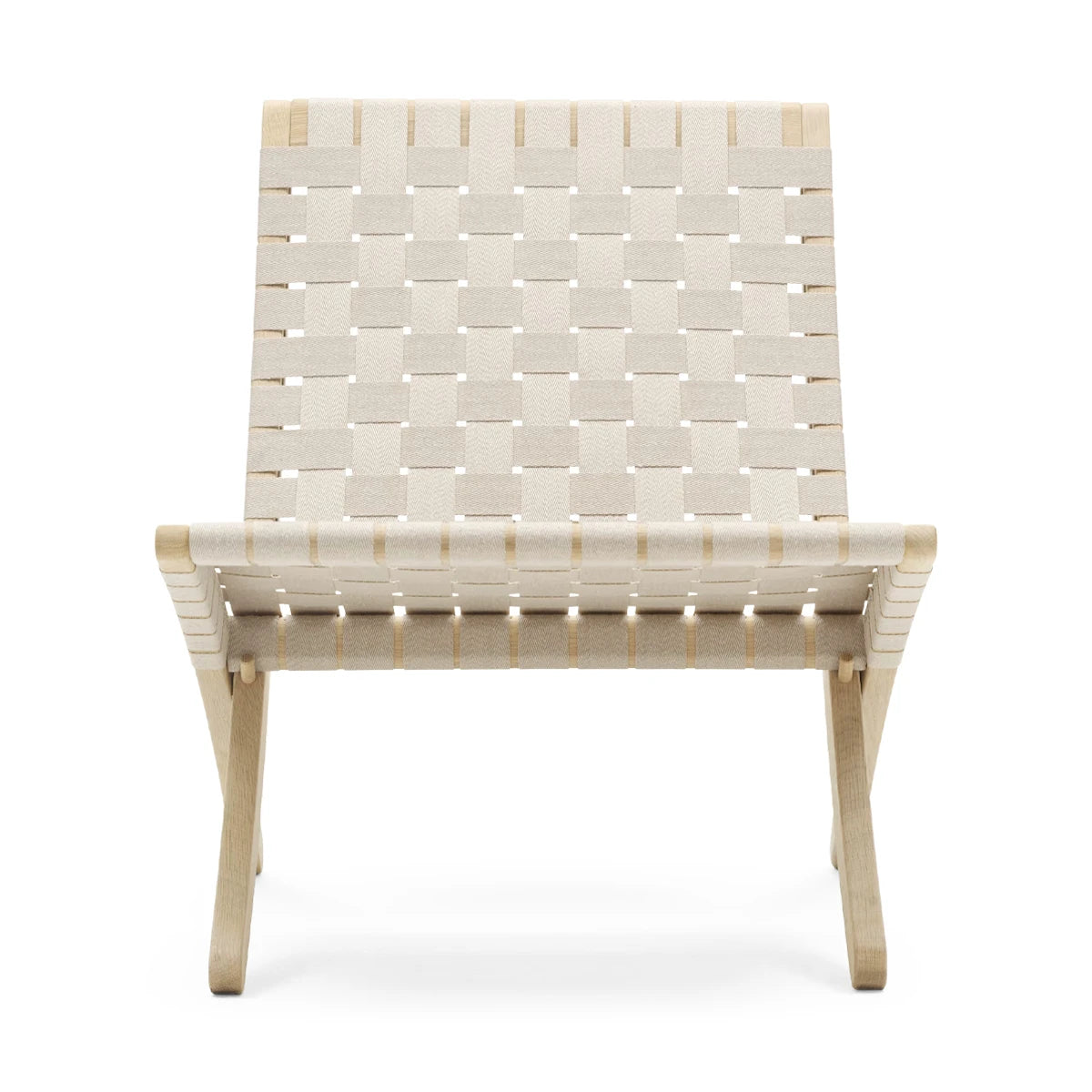 MG501 Cuba Chair Oak Oil Natural Cotton Webbing - view 1