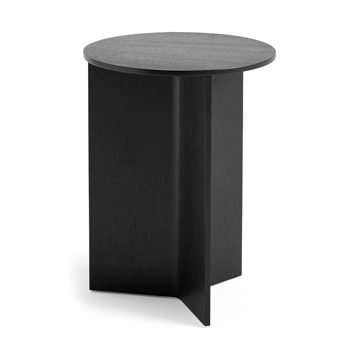 Slit Table Wood Round High Black Oak - view 1
