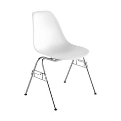 Eames Molded Plastic Side Chair Chrome Stacking Base (DSS) - view 1