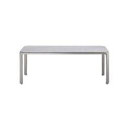 Cab Tab Table - Carrara Marble, Talpa Leather - view 1