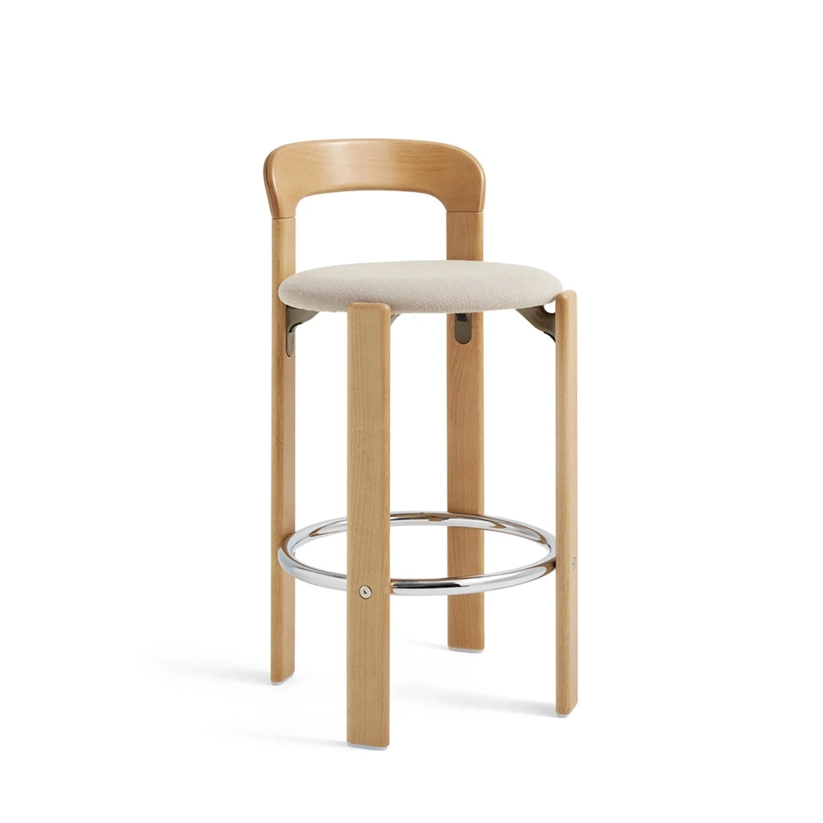 Rey Bar Stool Low Golden- Uph. Steelcut Trio 213 - view 1