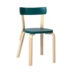 Chair 69 petrol Lacquered-Birch - view 1