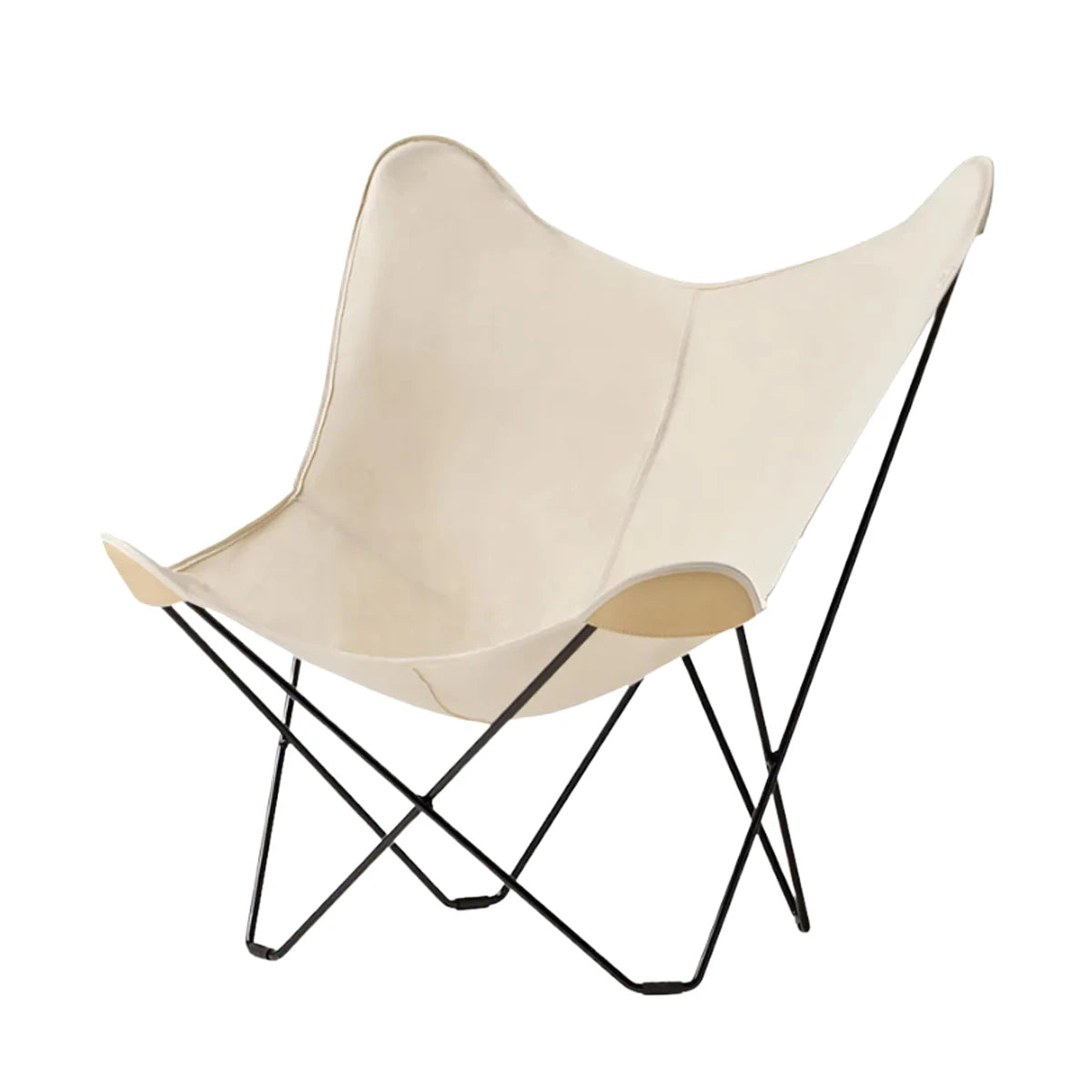 Butterfly Chair Canvas Mariposa White and Black - view 1