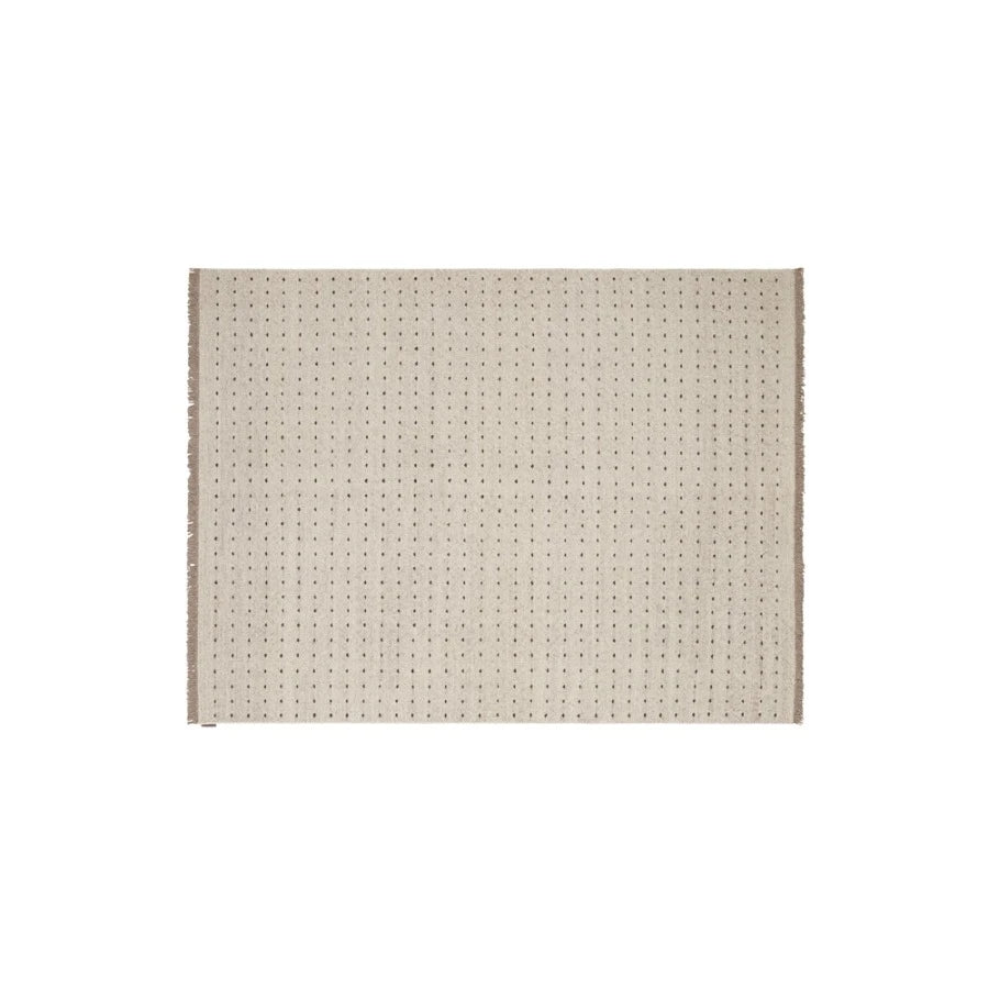 Yield Dot Naturally Coloured Fringes Rug 0115 200 x 300 - view 1