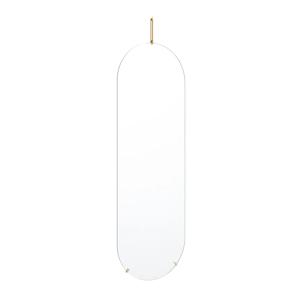 Wall Mirror Tall 133 CM Brass - view 1