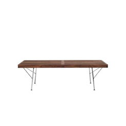 Nelson Platform Bench, Metal Base (Walnut/152) - view 1
