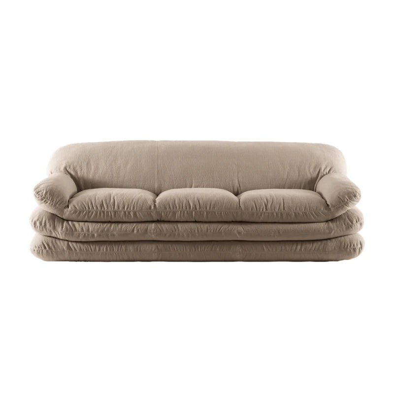 Solar Sofa 3-Seater - Beige Fabric (Vite 01) - view 1