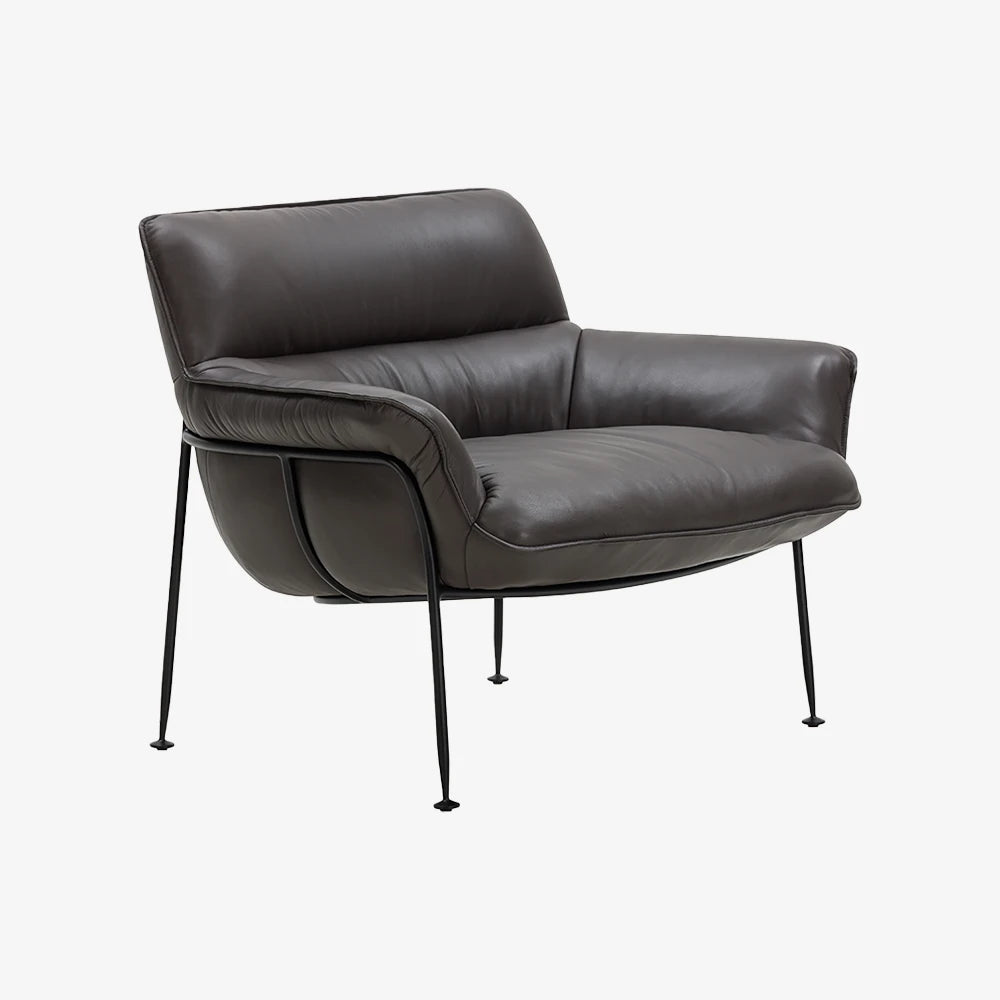 DUVET Lounge Chair PARMA COL.Graphite - view 1